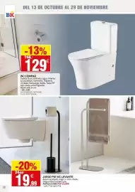 Catálogo Bricoking Página 28: Juego pie wc levante €19,99, Compaq - wc compao €129,00