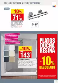 Catálogo Bricoking Página 31: Basic - plato ducha basic €143,00, Coral - grifo termostàtico €71,99