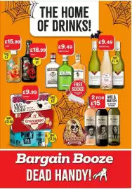 Bargain Booze leaflet Page 1