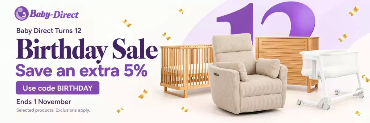 Baby Direct (valid until 1-11)