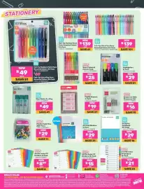 Game catalogue Page 4: Pen Gear Felt-Tip Ultra Fine Pens Assorted €139,00, Pen+GEAR A4 Spiral Notebook €29,00