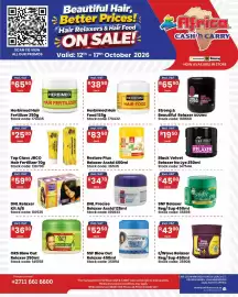 Africa Cash and Carry catalogue week 42 Page 1: Top Class JBCO Hair Fertilizer €25,00