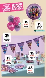 Catalogue Zoé Confetti page 10: Le chandelier + bougie led €1,99, La bougie led main €1,49