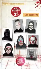Catalogue Zoé Confetti page 26: U - le squelette portant sa tête €9,99, Squelettes €3,99