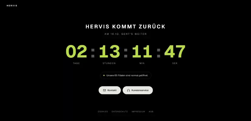 Hervis (gültig bis 15-10)