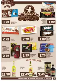 Volantino Ok Sigma Pagina 13: Pavesi Togo €1,89, Perugina Nero Tavoletta €2,39