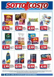 Volantino Ok Sigma Pagina 2: Pavesi crackers €2,69, Gallo riso gran risparmio €1,38