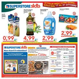 Volantino Sidis | superstore Pagina 20: Olio Extra Vergine di Oliva Sagra Classico €4,99, Ammorbidente Coccolino €2,99