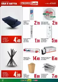 Volantino Centro Cash Pagina 16: Bicchieri Aristea Trasparenti €1,39, Scatola Asporto Avana €8,99