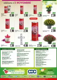 Volantino SpesAmica Pagina 16: Lumino croce votiva a 5 luci €4,99, Bellomo lumino elettrico €1,59