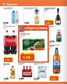 Volantino Tigre Amico Pagina 10: Birra Peroni €1,99, Birra analcolica Forst €2,39