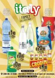 Volantino Italy Cash and Carry Pagina 1: Acqua oligominerale Fabrizia €1,49