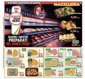 Volantino Top Supermercati Pagina 5: Aia alette durango original €3,99, Fileni Cordon Bleu Bio €3,59