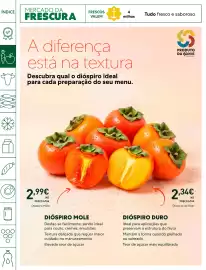 Folheto Recheio semana 42 Página 2: YA ÍNDICE MERCADO DA FRESCURA FRESCOS VALEM 4 milhas Tudo fresco e saboroso A diferença