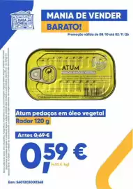 Folheto Casa Cheia Página 3: Atum pedaços em óleo vegetal Radar €0,59