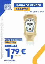 Folheto Casa Cheia Página 7: Molho 3 pimentas heinz €1,79