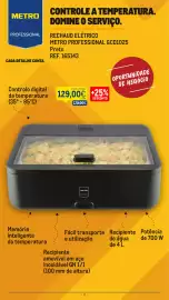 Catálogo Makro semana 42 Página 17: Rechaud elétrico metro professional GCD1025 preto €129,00