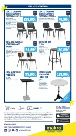 Catálogo Makro semana 42 Página 18: Conj. 2 cadeiras de restaurante estofadas iselvia €199,00