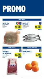 Catálogo Makro semana 42 Página 2: Bitoque de novilho metro chef €12,49, Pregado metro chef €17,59