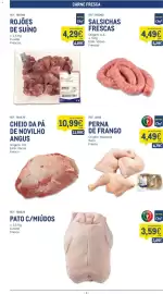 Catálogo Makro semana 42 Página 3: Pato c/miúdos €3,59, Cheio da pá de novilho angus €10,99