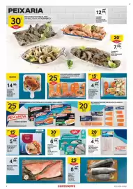 Folheto Continente Bom dia semana 42 Página 2: Camarão medio 60/80 vannamei €7,99, Iglo - filetes de dourada/robalo asc €6,99