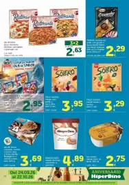 Folleto HiperDino Página 14: Findus - fish pops €2,95, Ifa eliges - helado dulce de leche €2,75