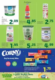 Folleto HiperDino Página 15: Cantero de letur - yogur griego de cabra €2,09, Bjorg - zumo de zanahoria €4,85