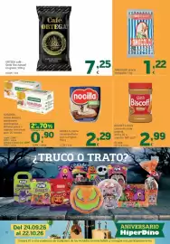 Folleto HiperDino Página 16: Ortega café serie oro natural €7,25, Biscoff crema de untar €2,99