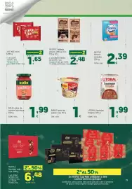 Folleto HiperDino Página 19: Nestle bombon caja roja €6,48, Nestlé postre negro €2,48