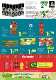 Folleto HiperDino Página 23: Diamante ketchup, barbacoa, mostaza dulce o picante €1,79