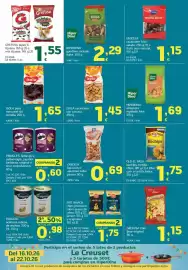 Folleto HiperDino Página 25: Grefusa pipas tijuana mix tijuana €1,55, Emicela cacahuate frito salado €1,15
