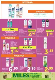 Folleto HiperDino Página 35: Dove locion distintas variedades €3,35, Lactovit desodorante €2,05