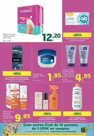 Folleto HiperDino Página 37: Indasec pant plus €12,20, Clean & Clear gel limpia puntos negros €4,95