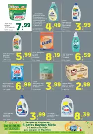 Folleto HiperDino Página 39: Luzil detergente en polvo Marsella €8,19, Dixan detergente en gel original €3,99