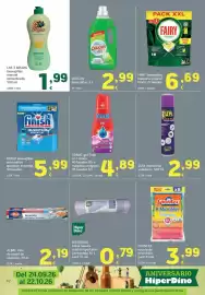 Folleto HiperDino Página 42: Disiclin lavavajillas €2,99, Las 3 Brujas lavavajillas manual concentrado €1,99