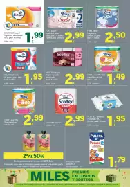 Folleto HiperDino Página 43: Colhogar papel higiénico ultrasuave €1,99, Scottex papel higiénico seda acolchado €2,99