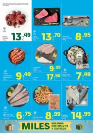 Folleto HiperDino Página 5: Pulpo grande €13,49, Anillas de poton €7,49