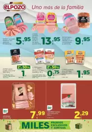 Folleto HiperDino Página 7: Hiperdino - bacon €7,99, Elpozo - jamon cocido extra reducido en sal o extra braseado €9,95