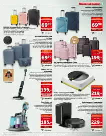Interspar Flugblatt Seite 15: Kärcher Fenstersaugroboter RCW 4 €219,00, NEW YORK Hartschalen Kofferset 3-teilig €199,00