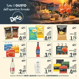 Volantino Deco Superstore Pagina 11: Decò Spritz €2,89, Decò cornetti/croccantini di mais €0,69