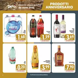 Volantino Deco Superstore Pagina 8: Corvo vino Glicine/classico bianco/rosso/rosato I.G.T. €3,69, Coca-Cola vari tipi €1,59