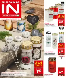 Interspar Flugblatt woche 42 Seite 12: Simpex Basic Grablicht XXL €6,66, Ambrosius LED-Ewiglicht €4,99