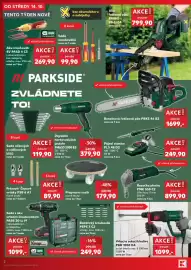 Kaufland leták týden 42 Strana 2: Parkside řezačka plechu PMK 550 C2 €899,90