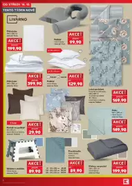 Kaufland leták týden 42 Strana 6: Skládací stolička €89,90, Povlak na polštář €29,90