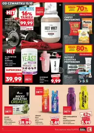 Kaufland gazetka Strona 12: Shaker GymBeam €9,99, Białko drożdżowe Allnutrition €39,99