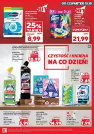 Kaufland gazetka Strona 17: Kostki do WC Power5 Domestos €21,99, Płyn do WC Duck €5,99