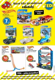 Tedi gazetka tydzień 42 Strona 2: Hot Wheels zestaw zabawkowy 3 w 1 €70,00, Hot Wheels City Stunt Garage €120,00