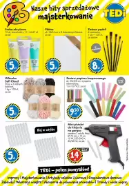 Tedi gazetka tydzień 42 Strona 4: Zestaw papieru krepowanego €9,50, Włóczka Soft Cloud €5,00