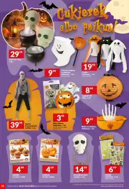 Twój Market gazetka tydzień 42 Strona 22: Naklejki na dynię €4,99, Szablony do dyni Halloweenowej €4,99