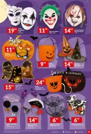 Twój Market gazetka tydzień 42 Strona 23: Maska plastikowa lalecza Chucky €14,99, Maska plastikowa Joker €11,99